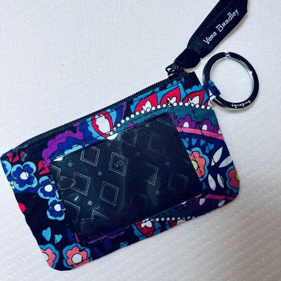 Vera Bradley Wallet, Card Case & Wrist Strap, EUC - Picture 10 of 12